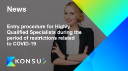 Entry procedure for highly qualified specialists during en konsu