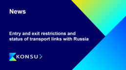 Entry and exit restrictions and status of transport links with russia konsu news