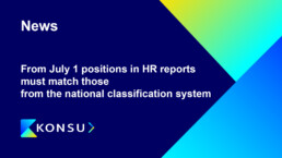 From july 1 positions in hr reports must match those from the national classification system konsu news