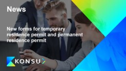 New forms for temporary residence permit and permanent en konsu 
